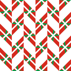 Obraz premium basque flag pattern chevron background. vector illustration