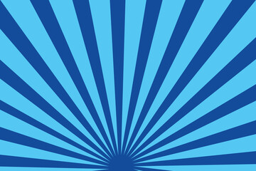 Abstract blue sun rays sunburst backdrop background. seamless retro vintage burst sunrise sunbeam element spiral striped illustration sunray template wallpaper design