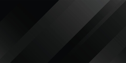 Obraz premium Black abstract background. Elegant dark diagonal shape elements. Modern luxury grey gradient graphic design vector eps10