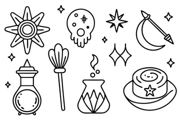 Mystic Witch Element Embraces Ancient Nature's Wisdom