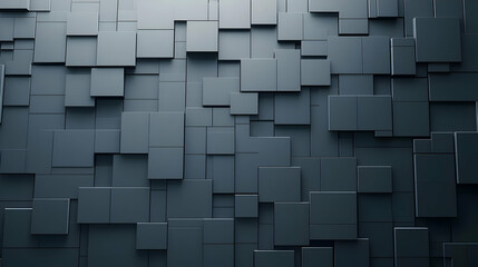 Abstract Geometric Gray Blocks Background