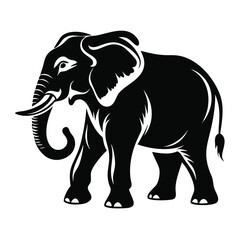 Obraz premium An Elephant Vector Art Illustration