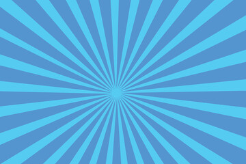 Abstract blue sun rays sunburst backdrop background. seamless retro vintage burst sunrise sunbeam element spiral striped illustration sunray template wallpaper design
