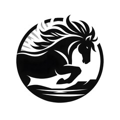 vector image of an horse