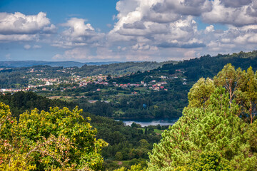 Fototapeta premium Puentedeume is a municipality and town in the province of A Coruña, in the autonomous community of Galicia, Spain.