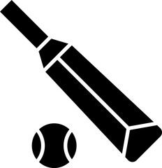 Bat ball icon stock vector illustration