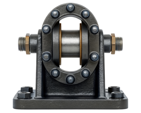 A strong coupling for mechanical systems and machinery on a transparent background
