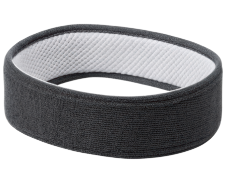 A comfortable headband for sports and activities on a transparent background
