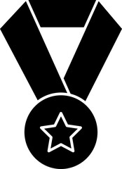 Medal icon stock vector illustration