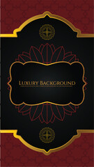 Elegant luxury label background with gold foil elements and dark textured backdrop. Perfect for premium branding and high-end packaging.
