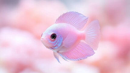 Obraz premium Delicate Pink Fish in Soft Focus