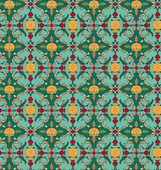 allover leriya and floral designs for printing