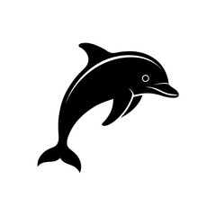 Obraz premium dolphin isolated on white background