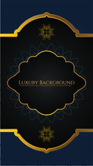 Premium label frame set against a dark gradient background, accented with fine gold lines and elegant typography space.
