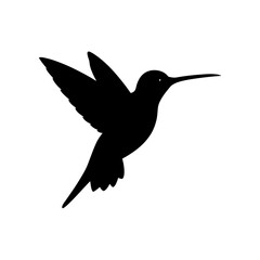 Obraz premium hummingbird in flight vector illustration