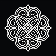 Intricate Celtic Knot Design