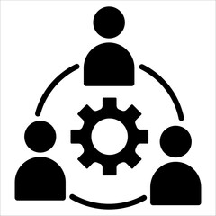 Community Simple Icon Vector Illustration Concept