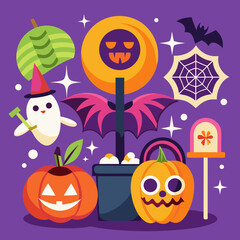 halloween vector set