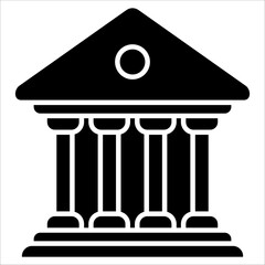 Government Simple Icon Vector Illustration Concept