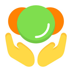 Fundraising Flat Icon Flat Icon