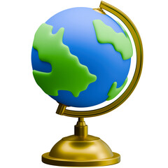 3D Globe illustration