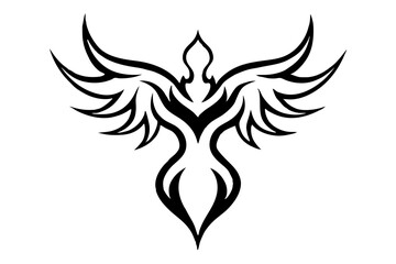 Obraz premium angel wings tattoo