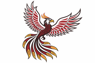 vector illustration of an eagle