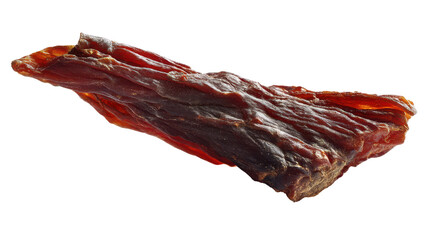 Dried meat snack, perfect for outdoor adventures and quick bites. transparent background