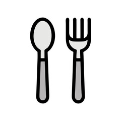 Spoon and Fork Icon Design