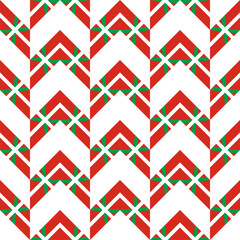 chevron arrow pattern of basque flag. geometric background for decoration. vector illustration