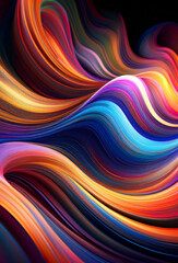 Fototapeta premium Ondas en movimiento., fondo de pantalla-escritorio, background, color full