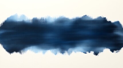 Fototapeta premium Abstract Blue Brushstroke Art