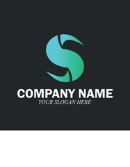 Fototapeta premium S letter bussines logo icon vector illustration template design