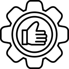 Satisfaction Icon Vector Element