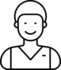 Football Player icon stock vector illustration