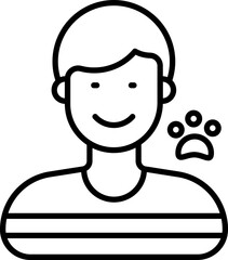 Vet icon stock vector illustration