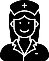 Nurse icon stock vector illustration