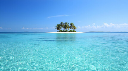 Fototapeta premium Tranquil Tropical Island Paradise