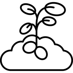 Shoots Icon Vector Element