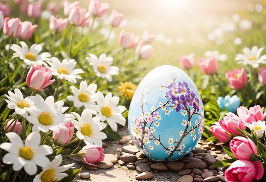 Stone, glass or ceramic eggs that have been decorated with varying materials. Faberge Eggs that have been decorated.