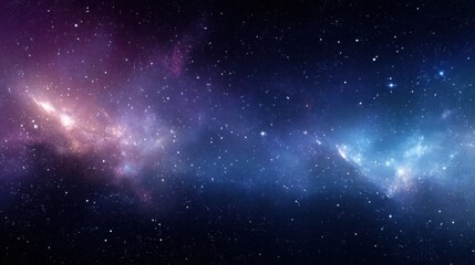 Vast cosmos scene featuring a stunning nebula and shining stars creating a breathtaking deep space background