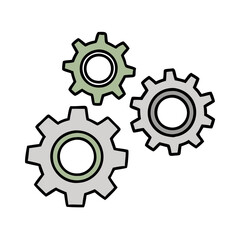 gear wheels icon, gear wheels vector illustration-simple illustration of gear wheels, perfect for gear wheels logos and icons