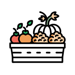 harvest icon, harvest vector illustration-simple illustration of harvest, perfect for harvest logos and icons