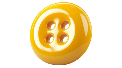 a yellow button with a smiley face on a transparent background, PNG image, PNG file, Generative art.