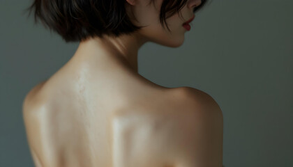 ファンタジーストーリー（美しい記憶を背中に宿す女性）