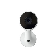 Indoor smart security camera enhancing living room safety and monitoring