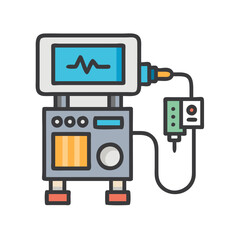 Fototapeta premium Anesthesia Ventilator Device