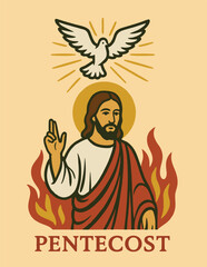 Adobe Illustrator Artwork Pentecost