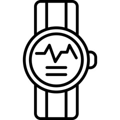 Smartwatch Icon Vector Element