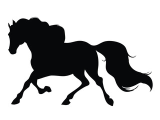 Horse silhouette